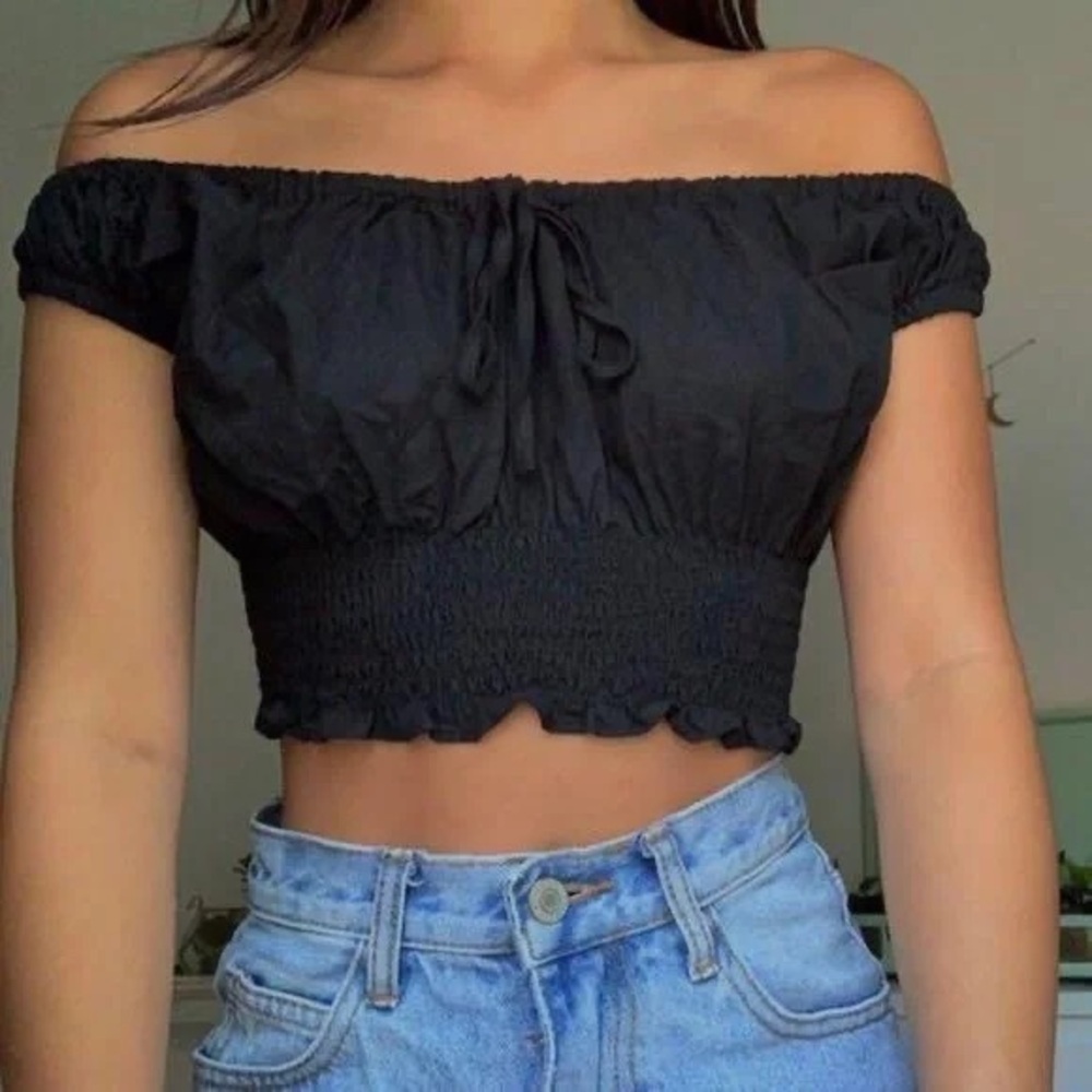 Brandy Melville off the shoulder blouse